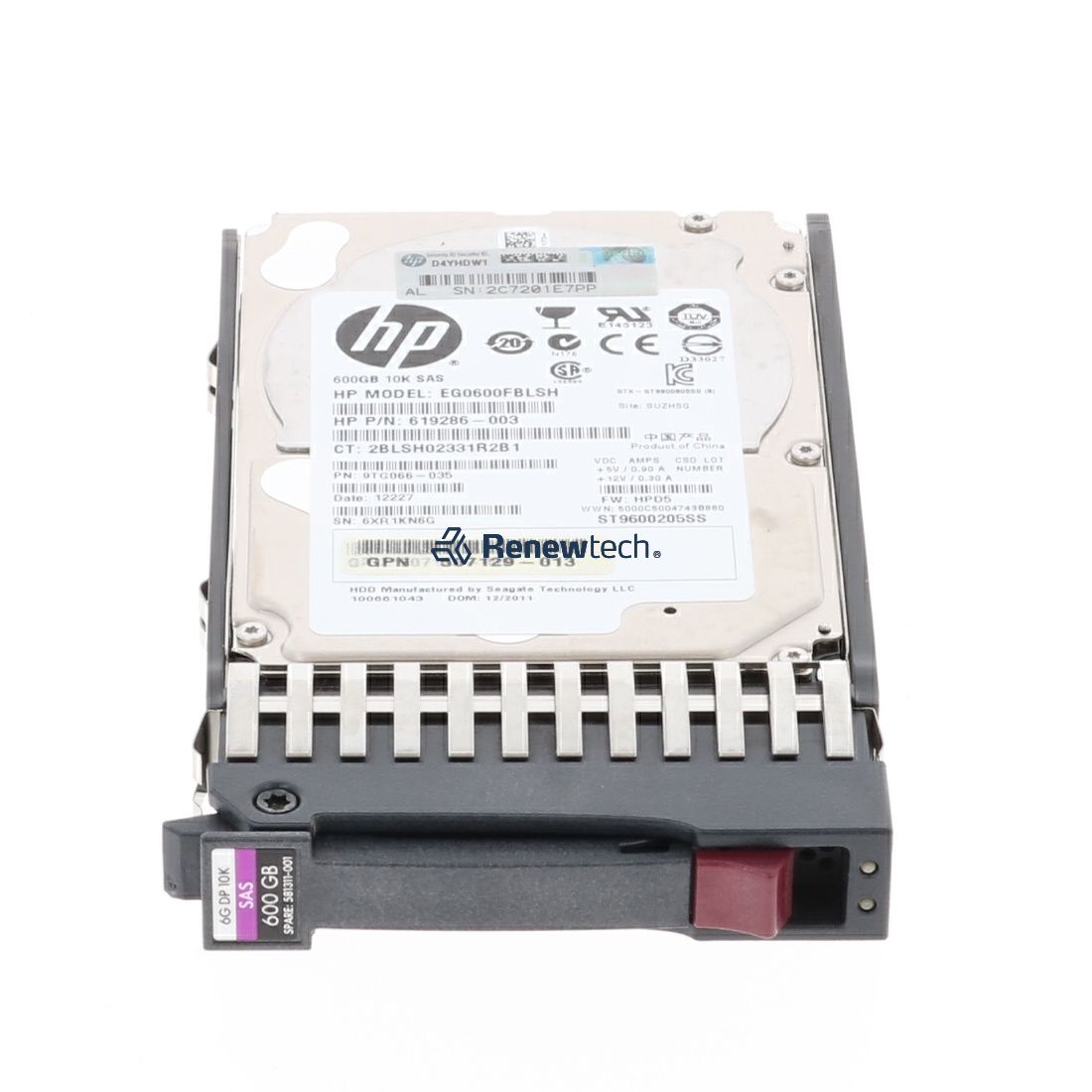 HP 581286-B21 - HP 600GB SAS 6G 10K SFF Hard drive by HP